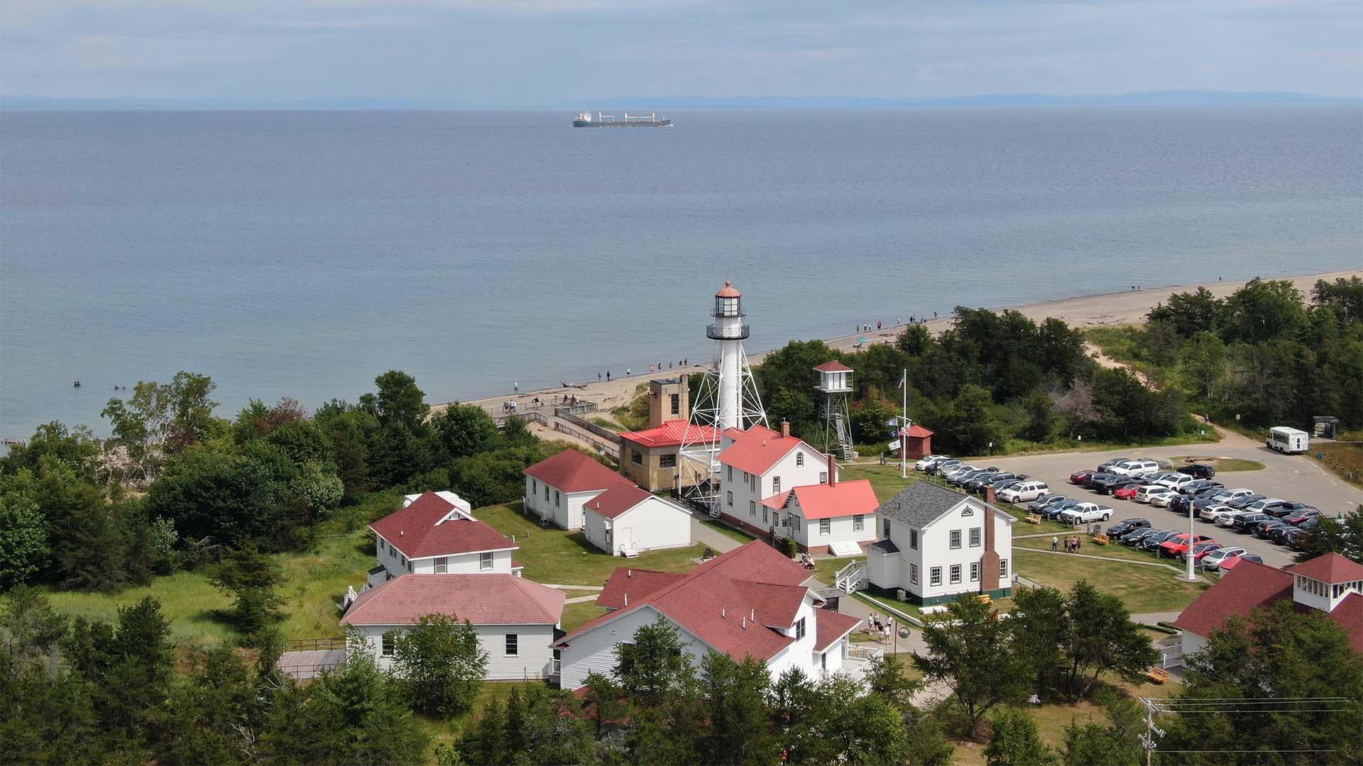 The Great Lakes Shipwreck Museum, located at Historic Whitefish Point